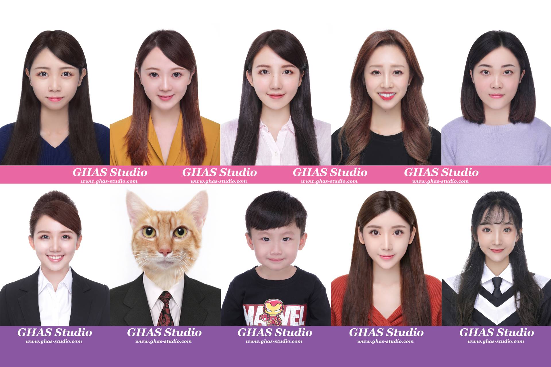 GHAS葛黑斯幸福攝影-中壢美肌韓式證件照/面試履歷照/桃園專業形象照